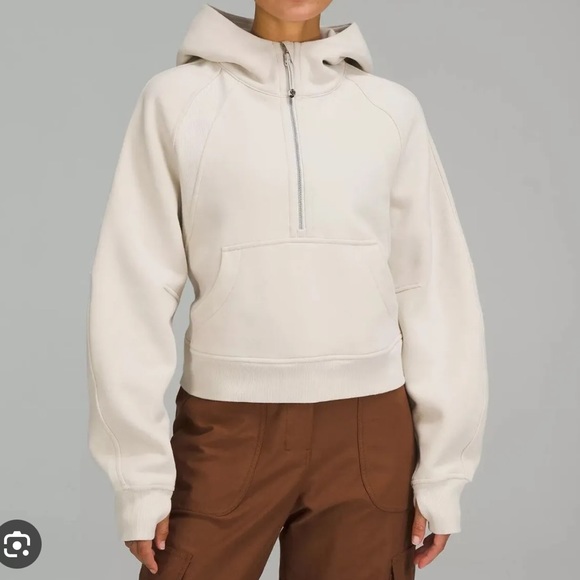 Lululemon Scuba Half Zip XS/S in Natural Ivory - Picture 1 of 4